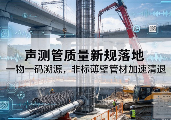 九龙声测管质量新规落地，一物一码溯源，非标薄壁管材加速清退