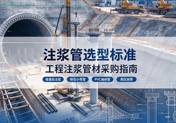 九龙注浆管选型标准
